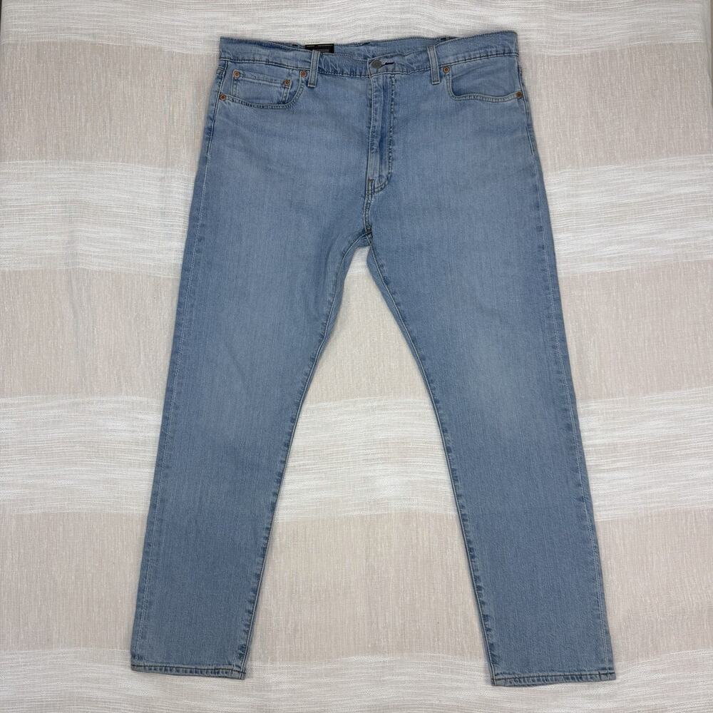 New Levi's 512‎ Mens Slim Taper Eco Ease Jeans 40x30 Light Wash (tag 40x32)